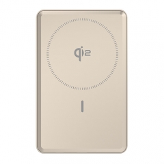 Qi2 Certified 15W Ultra-Thin Aluminum Alloy Housing Wireless Charger 10000mAh
