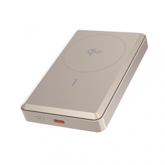 Qi2 Certified 15W Ultra-Thin Aluminum Alloy Housing Wireless Charger 10000mAh